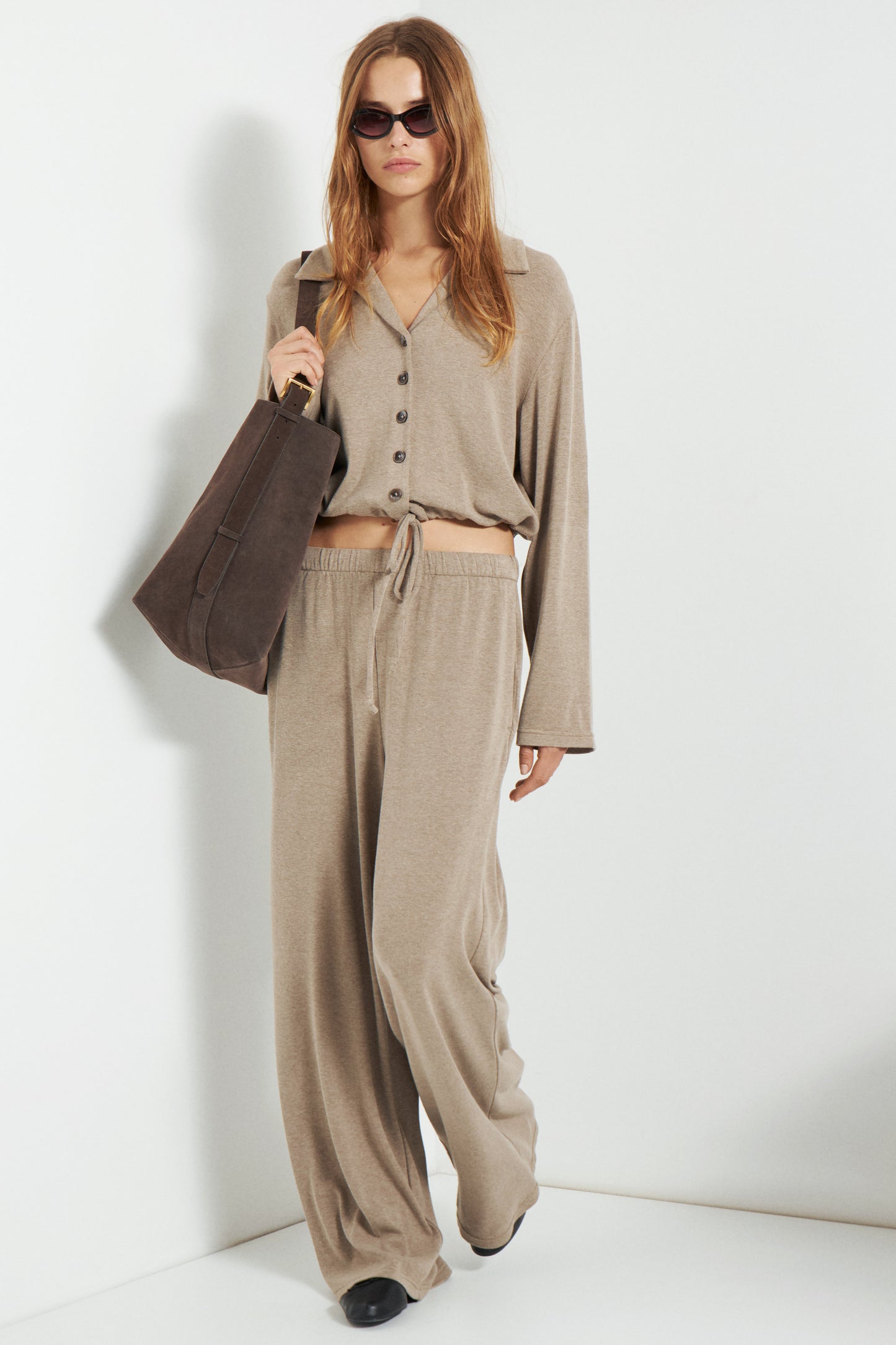 GREY BEIGE MELANGE