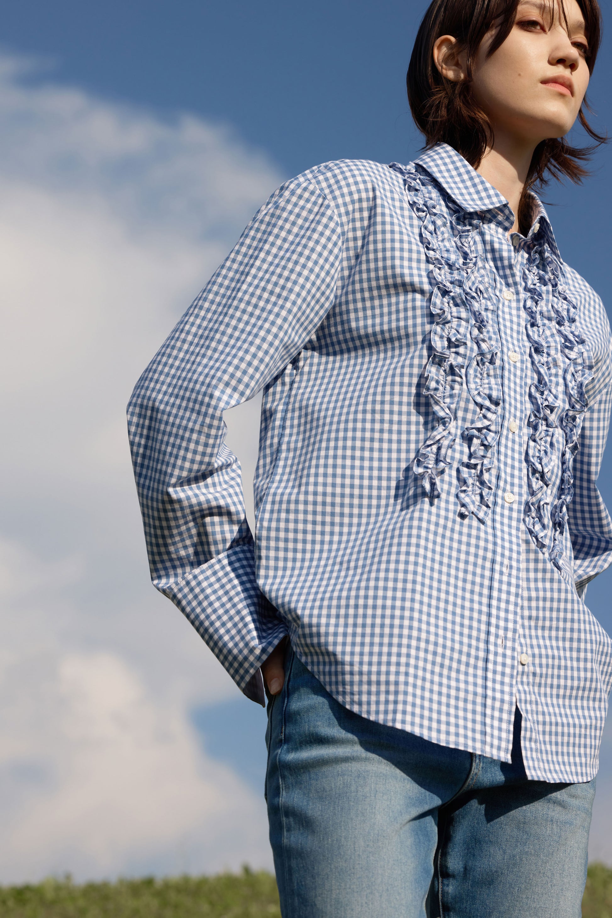 LIGHT BLUE/WHITE