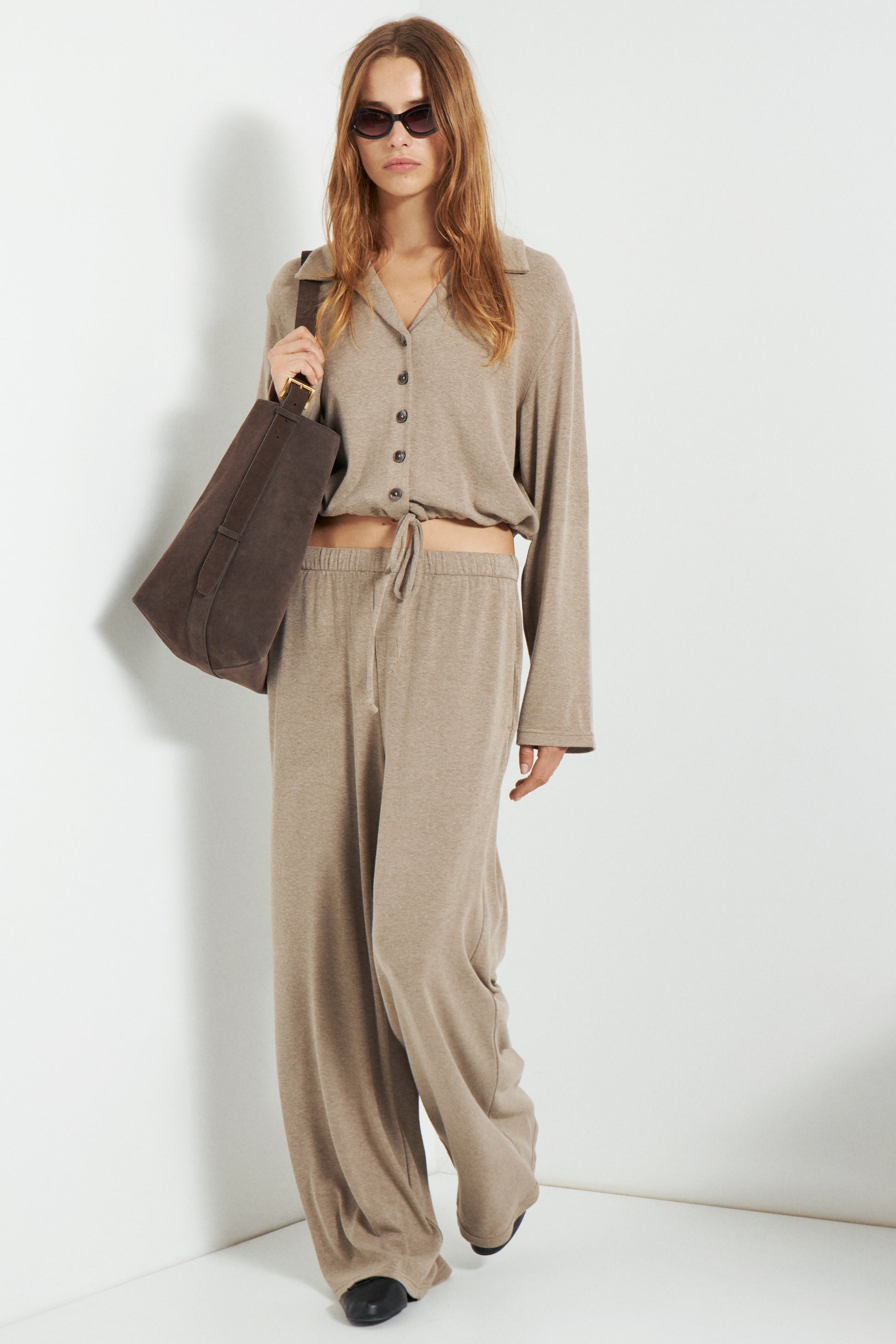 GREY BEIGE MELANGE