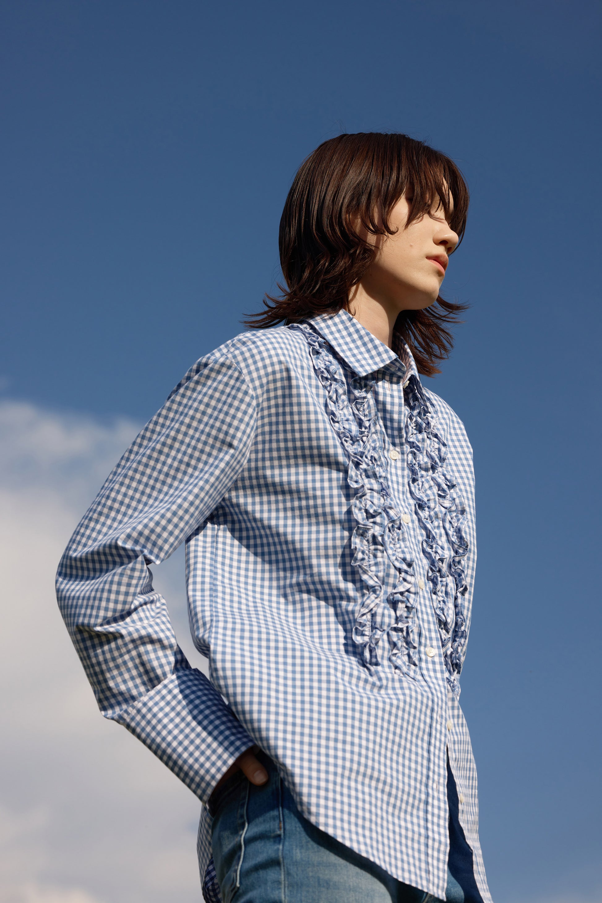 LIGHT BLUE/WHITE