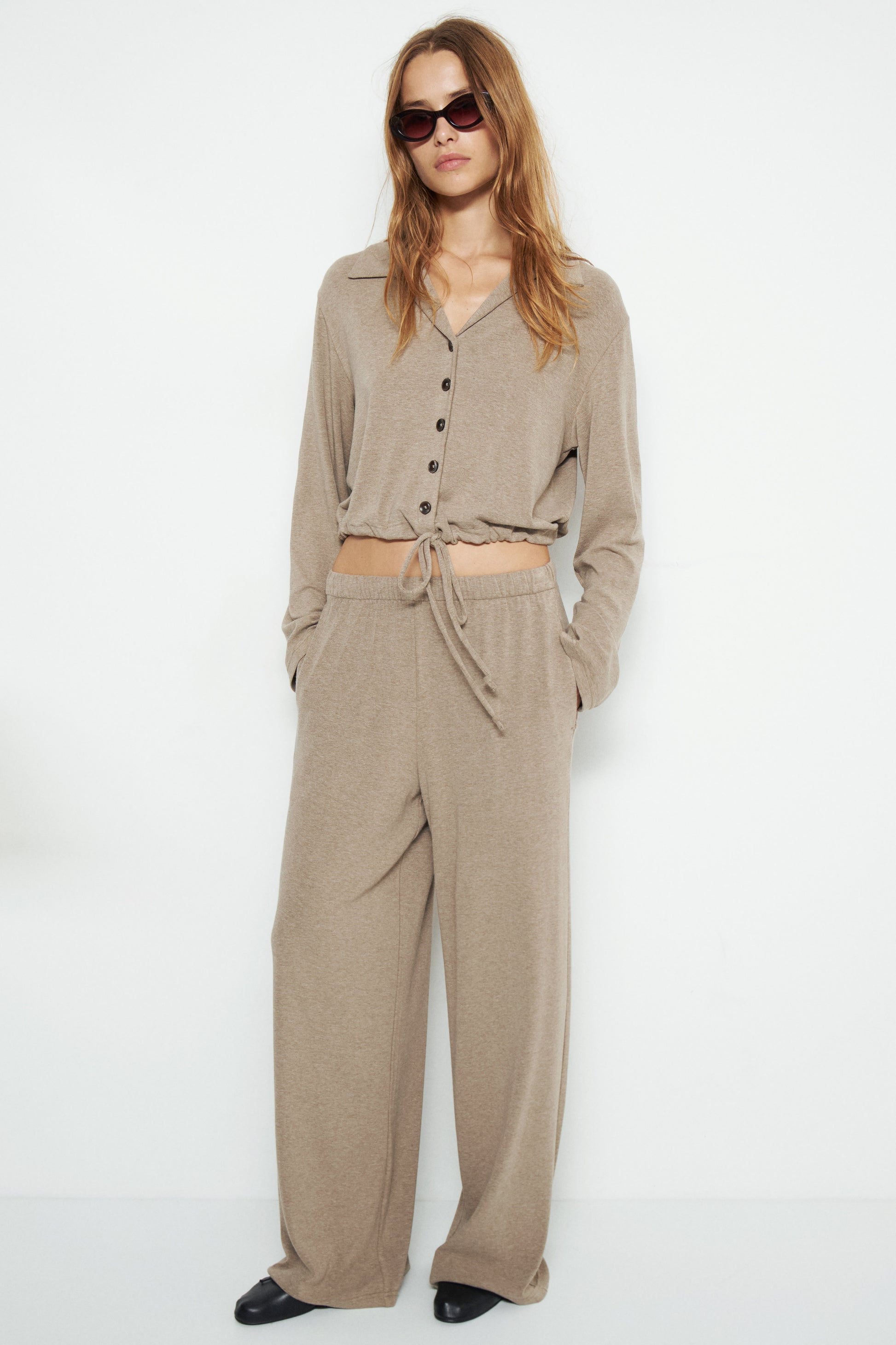GREY BEIGE MELANGE