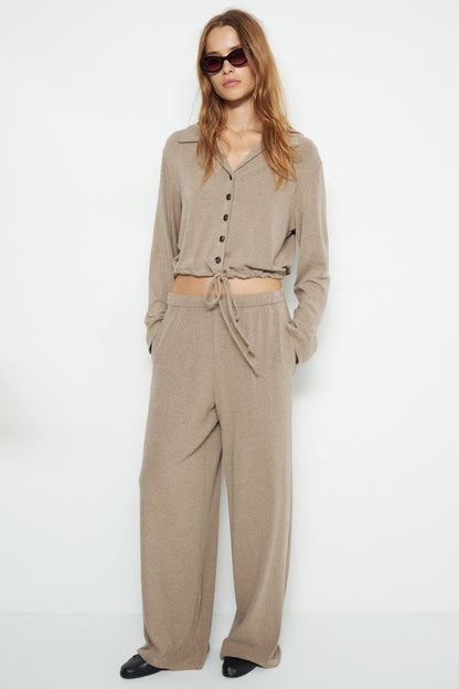 GREY BEIGE MELANGE