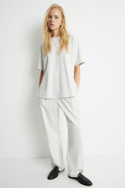 LIGHT GREY MELANGE