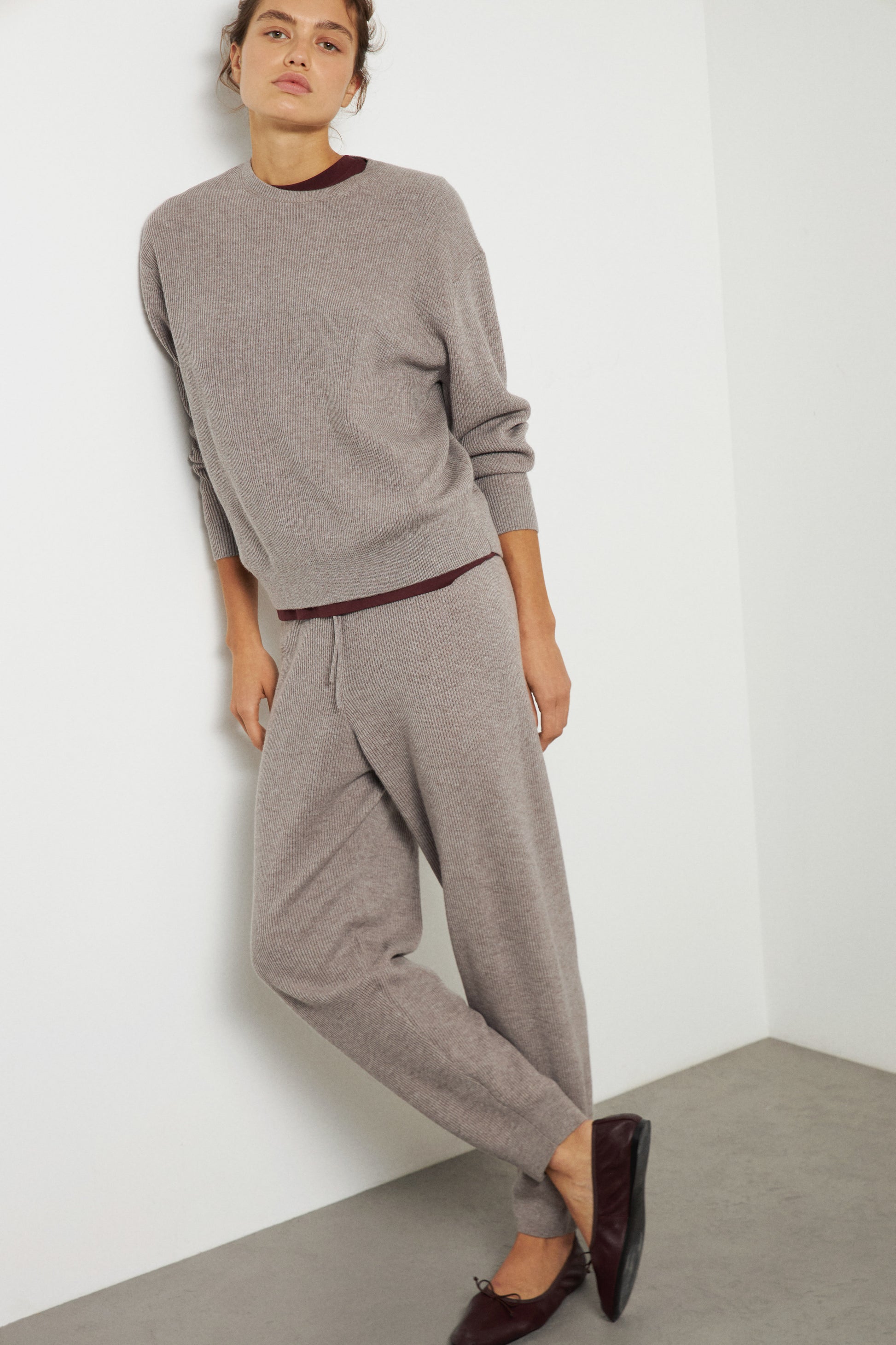 GREY BEIGE MELANGE