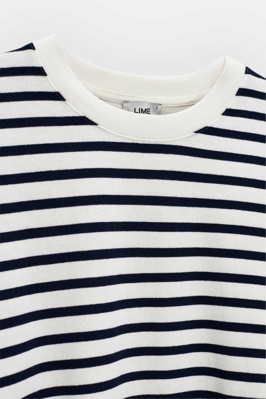 STRIPED LONG SLEEVE T SHIRT LIME