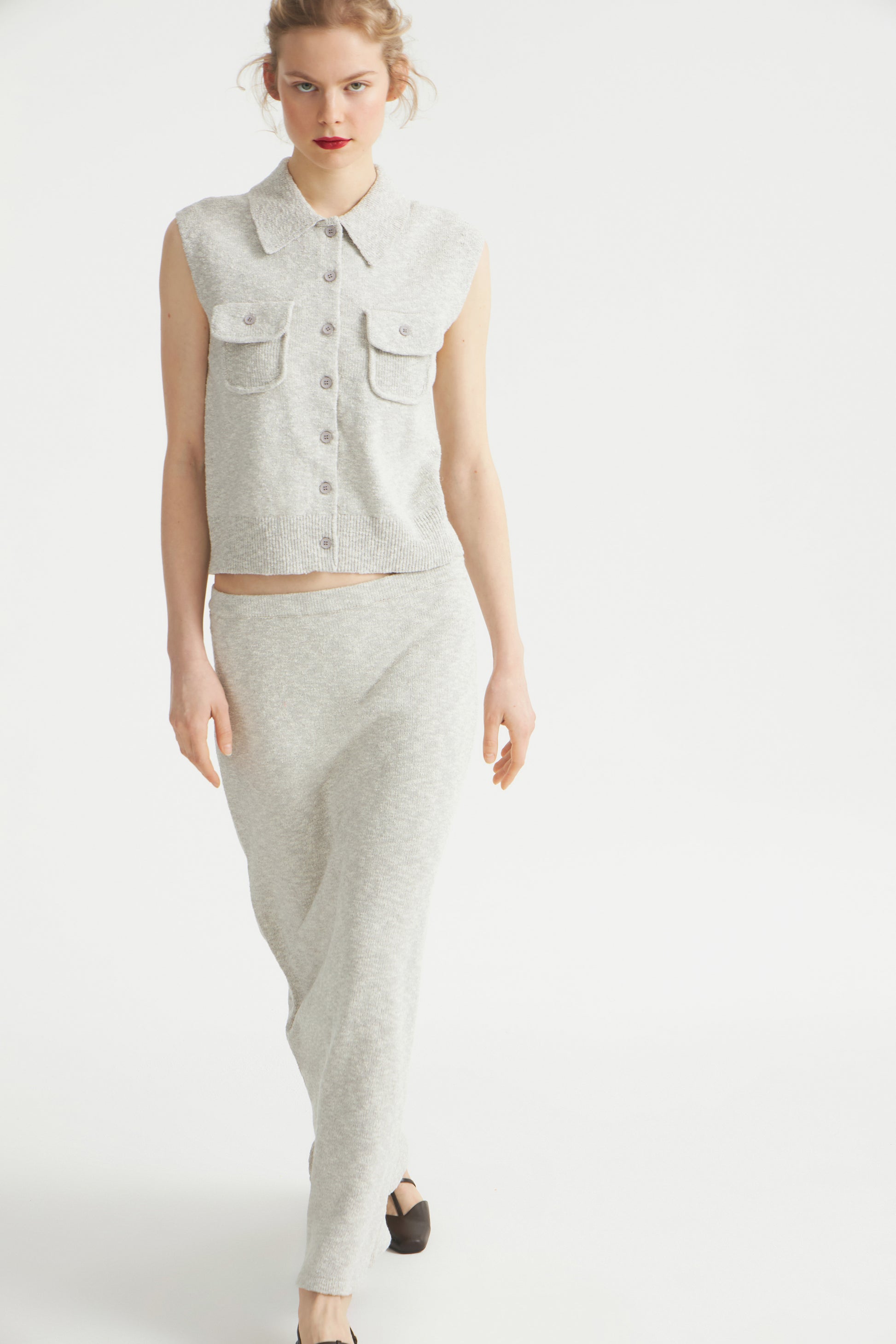 LIGHT GREY MELANGE