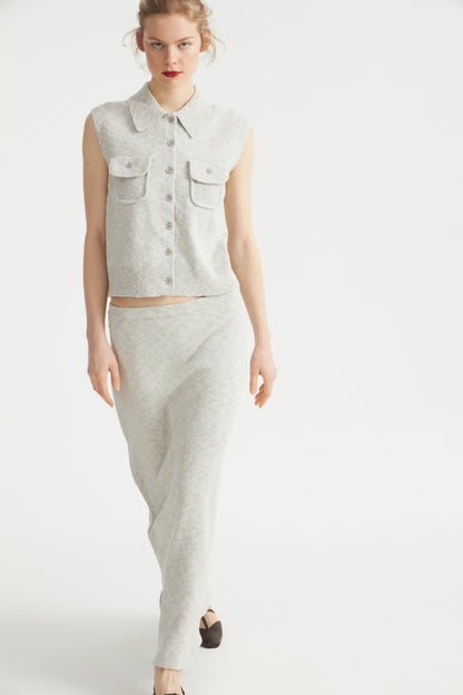 LIGHT GREY MELANGE