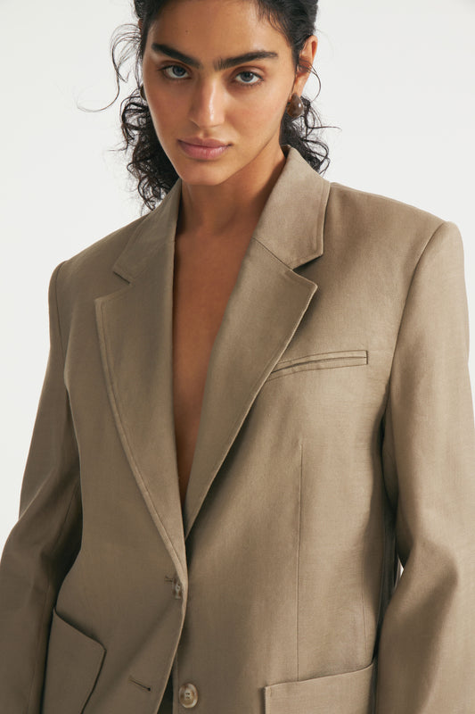 GRAY BROWN MELANGE