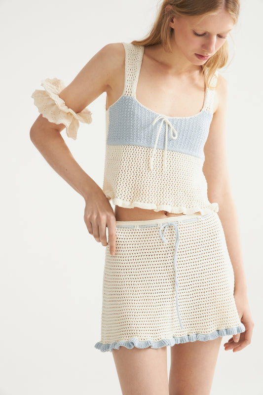 LIGHT BLUE/WHITE